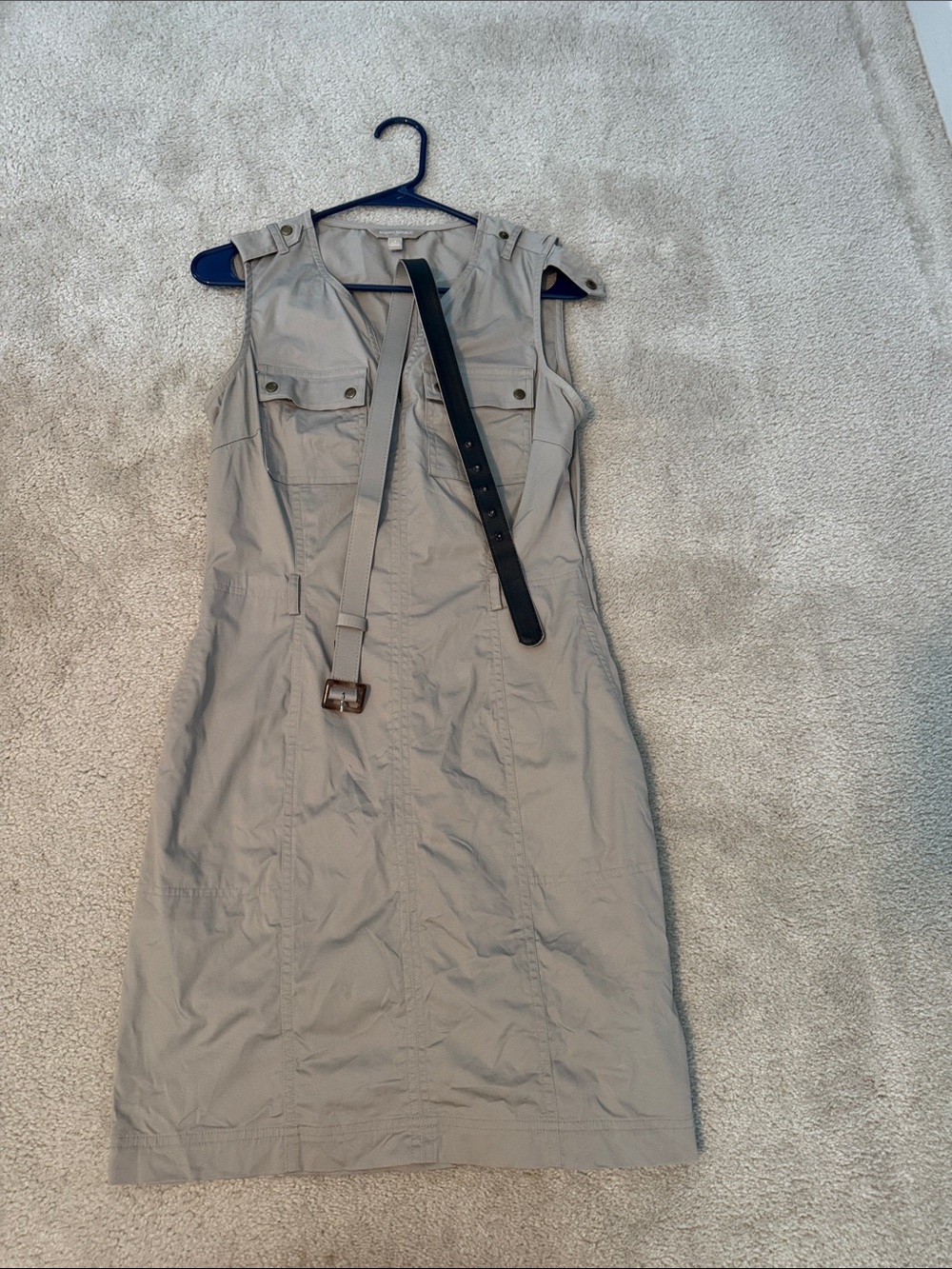 BANANA REPUBLIC khaki dress
